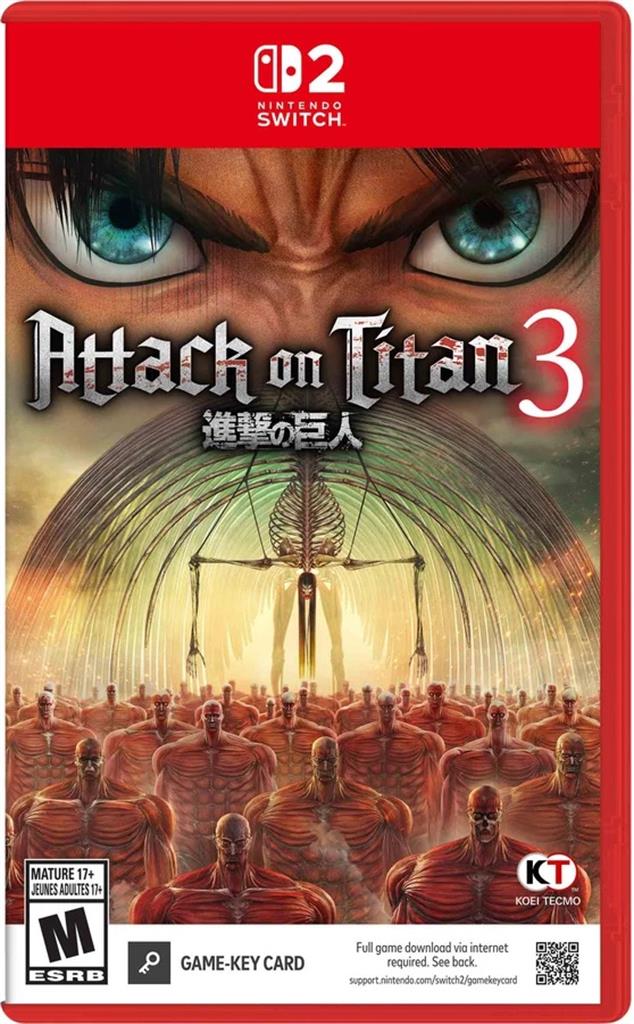 Juego Nintendo Switch 2 Attack On Titan 3 NSW2