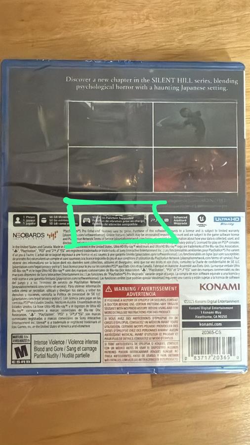 Juego Playstation 5 Silent Hill f (CON CELOFAN+DETALLE) PS5