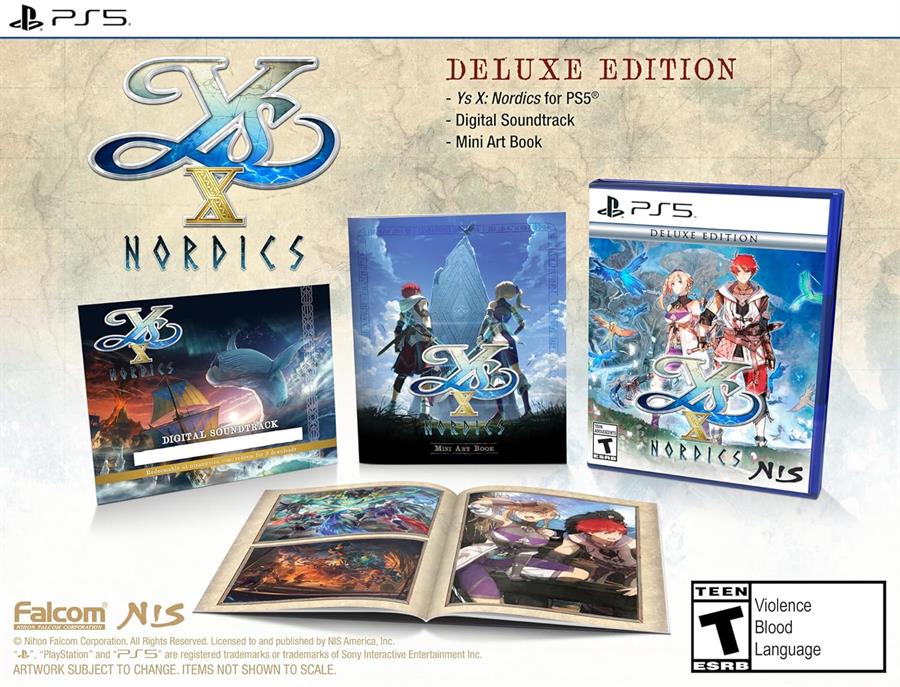 Juego Playstation 5 Ys X Nordics: Deluxe Edition PS5