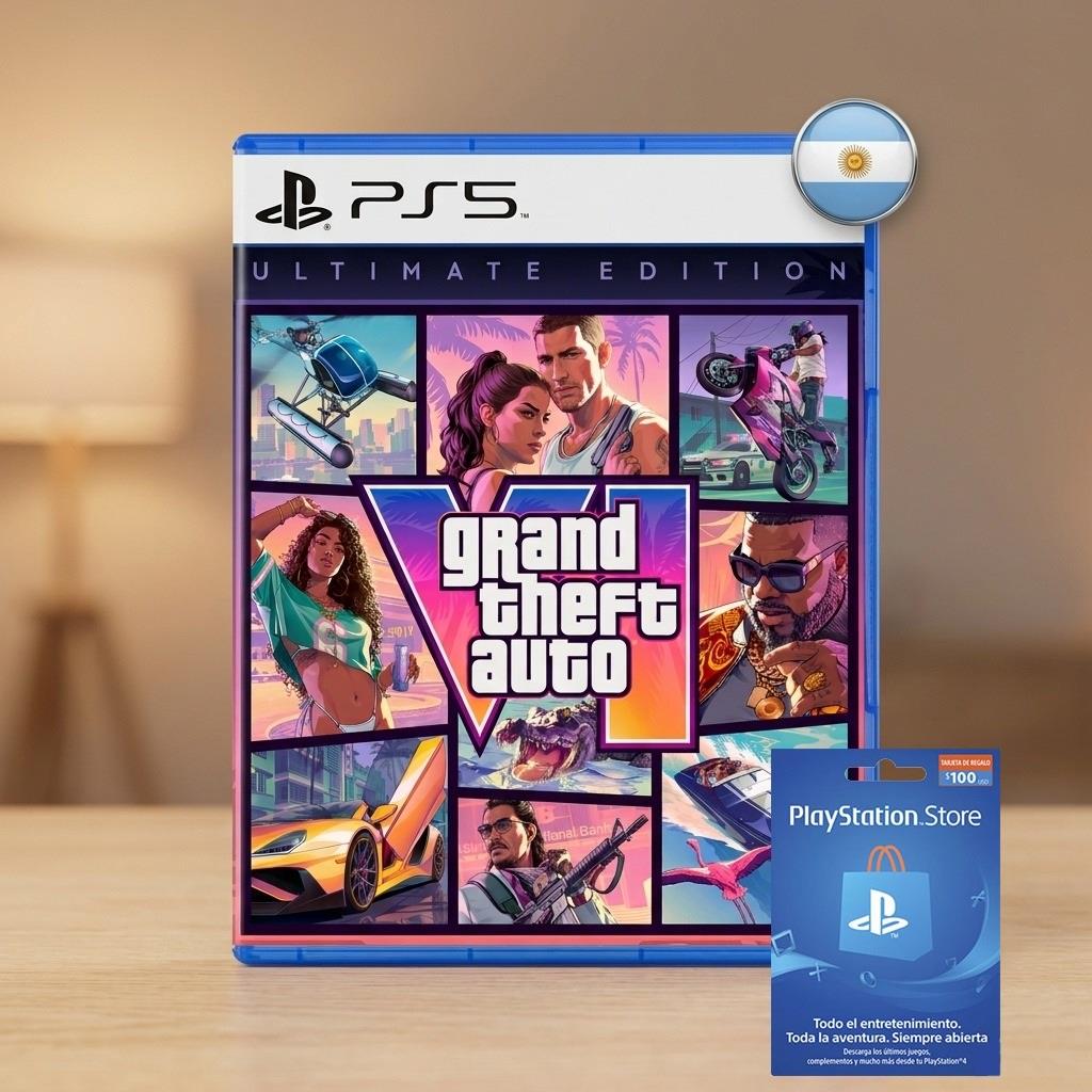 GTA 6 ULTIMATE EDITION (STORE ARG) — 100 USD PSN CARD