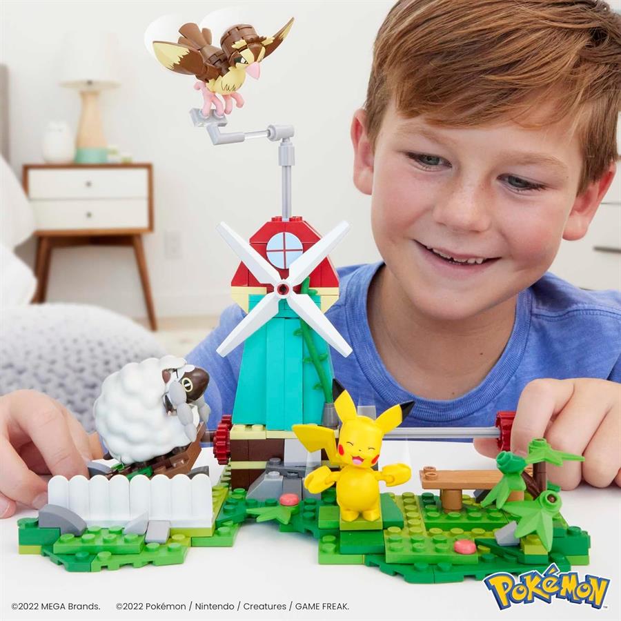 MEGA Pokemon Countryside Windmill Set 240 Piezas Mattel