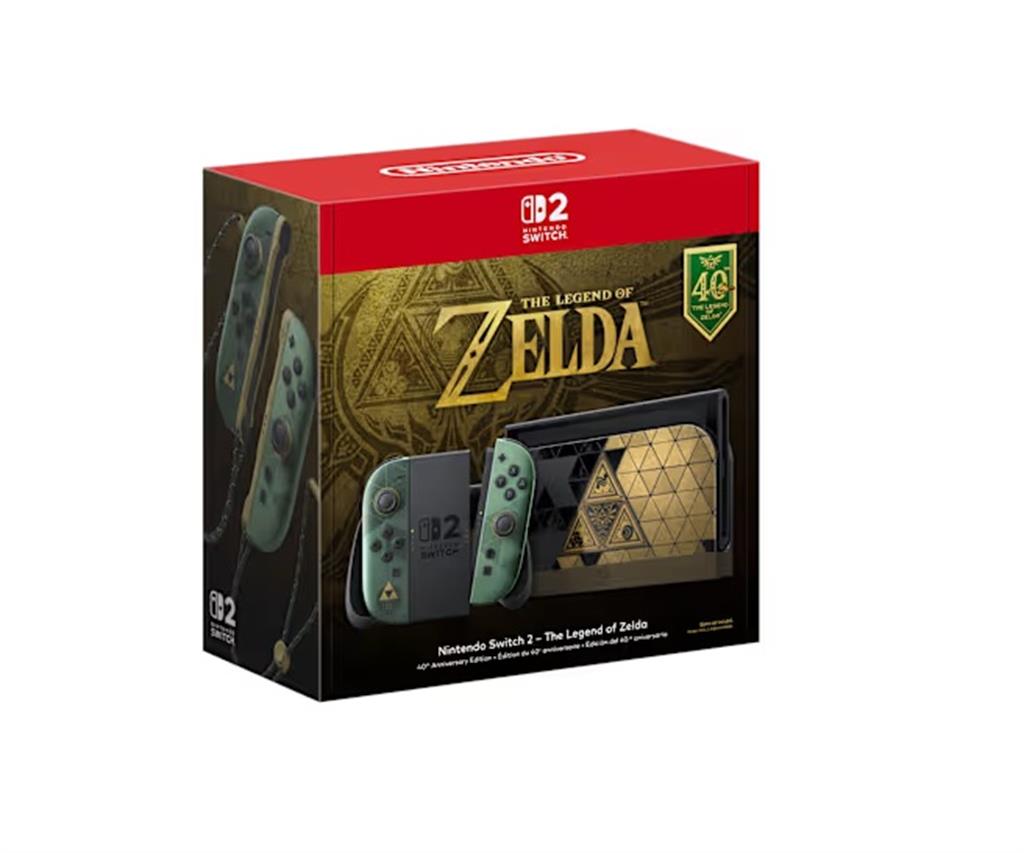 Consola Nintendo Switch 2 NSW2 The Legend of Zelda 40th Anniversary Edition (USA)