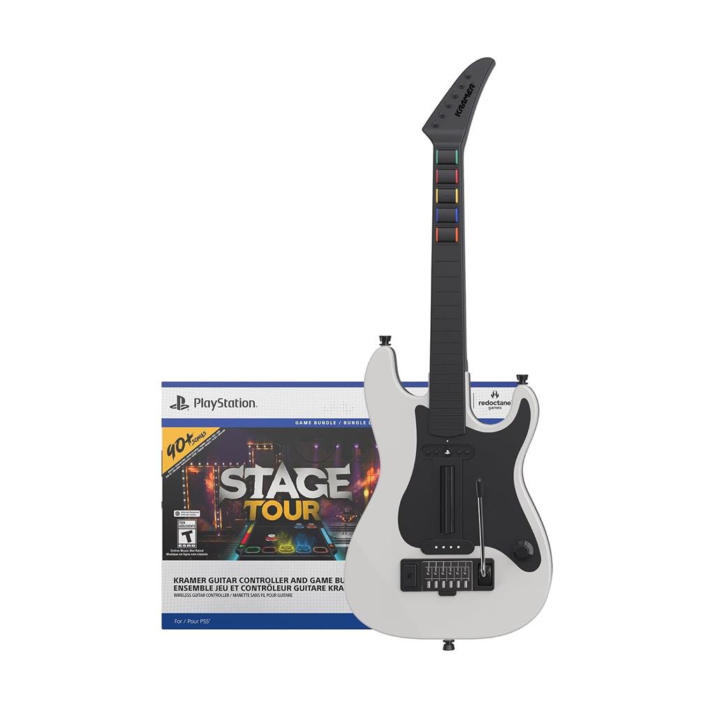 Juego Playstation 5 Stage Tour Game + Kramer Wireless Guitar Controller Bundle PS5