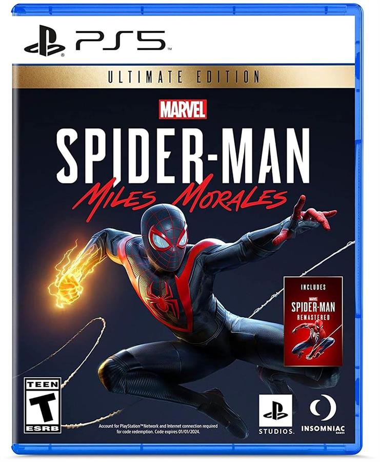 Juego Playstation 5 Spiderman Miles Morales Ultimate Edition PS5