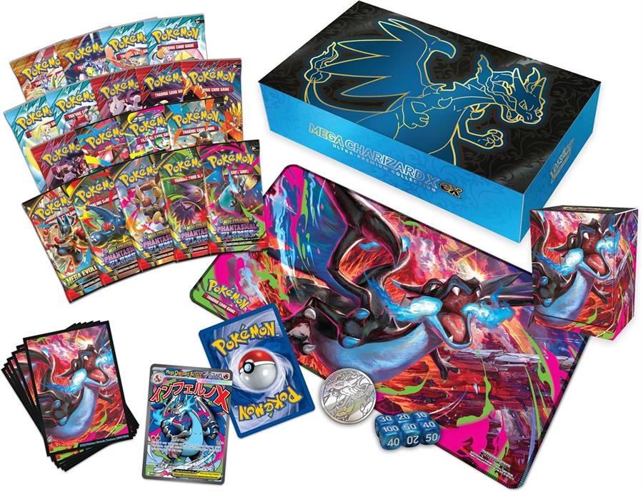 Cartas Pokemon Mega Evolution Phantasmal Flames Ultra Premium Edition Ingles TCG