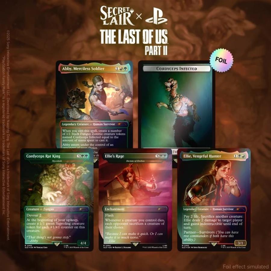 Cartas Magic The Gathering Secret Lair x The Last of Us Part 2 (FOIL) Ingles TCG
