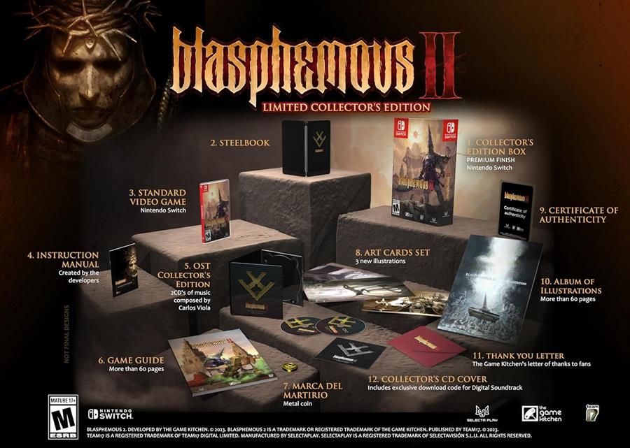 Juego Nintendo Switch Blasphemous 2 Collector's Edition NSW