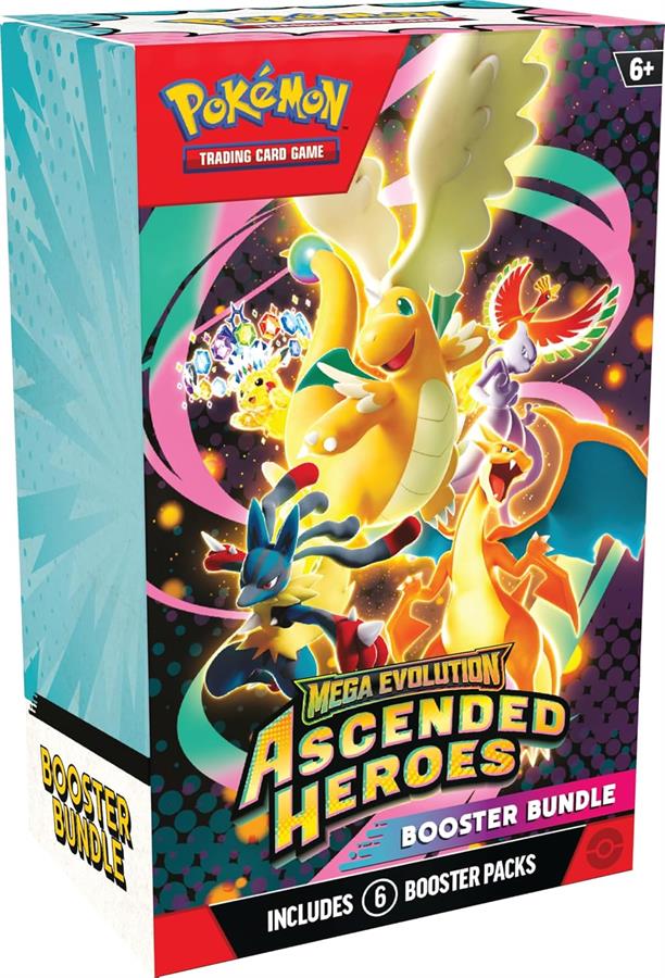 Cartas Pokemon Mega Evolution Ascendent Heroes Booster Bundle Español TCG