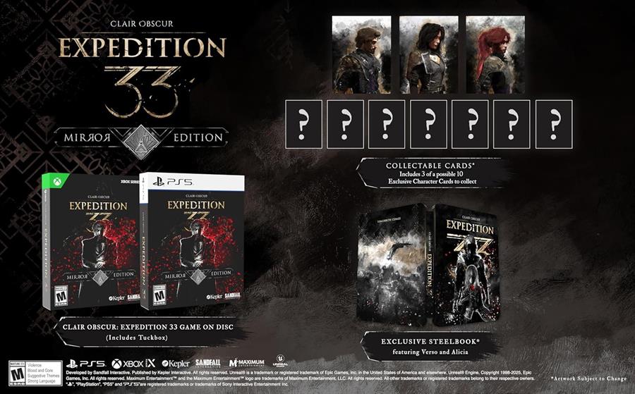 Juego Playstation 5 Clair Obscur Expedition 33 Mirror Edition PS5