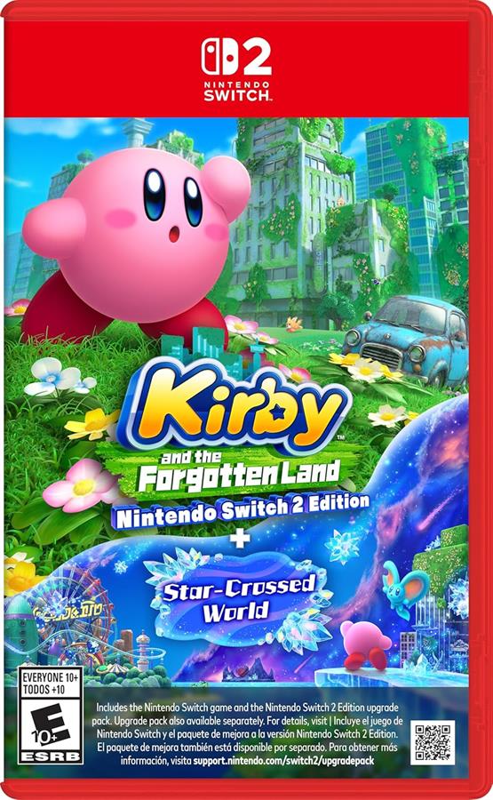 Juego Nintendo Switch 2 Kirby And The Forgotten Land + Star Crossed World NSW2
