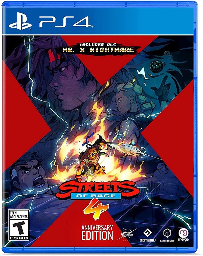 Juego Playstation 4 Streets of Rage 4  Anniversary Edition PS4