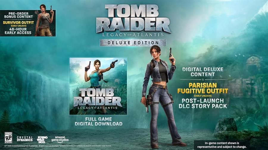 Juego Nintendo Switch 2 Tomb Raider: Legacy of Atlantis Deluxe Edition NSW2