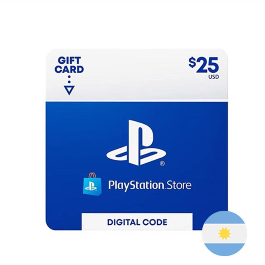 Tarjeta Digital Playstation Gift Card 25 usd PSN Store Región ARG Sony